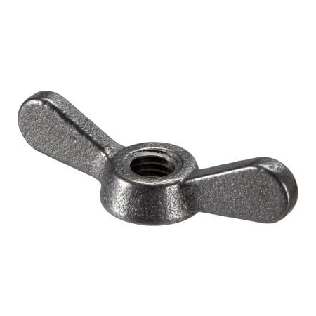 Peerless Hardware Wing Nut, 3/8"-16, Steel, Plain 0-EF-816CS7-